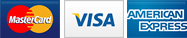 MasterCard, Visa, Amex & PayPal logos